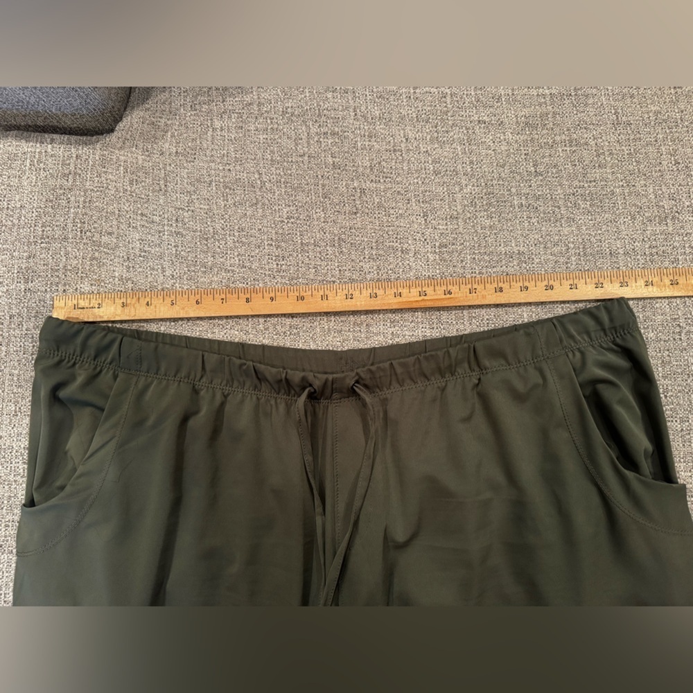 HH Works By Healing Hands Women’s Six Pocket Olive Pants Women’s Plus Sz 3X - Picture 12 of 13